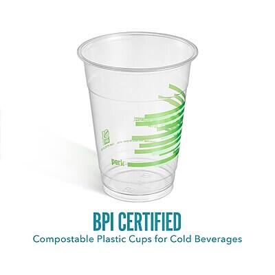 BPI CERTIFIED  
Compostable Plastic Cups for Cold Beverages