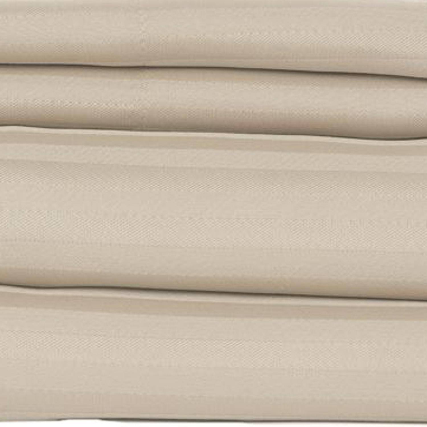 Alt View 2. Castle Hill London - Castle Hill London 600 Thread Count Sateen Stripe Sheet Set - Queen, Ash - Ash.