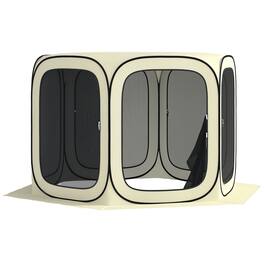 Outsunny - x 11ft Pop Up Screen Tent - Beige