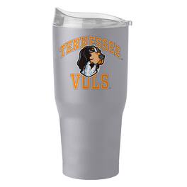 Logo Brands - Tennessee Volunteers 30oz. Stone Powder Coat Tumbler - Multicolor