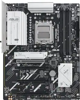 ASUS - PRIME B840-PLUS WIFI (Socket AM5) AMD B840 ATX DDR5 Wi-Fi 6E Motherboard - White
