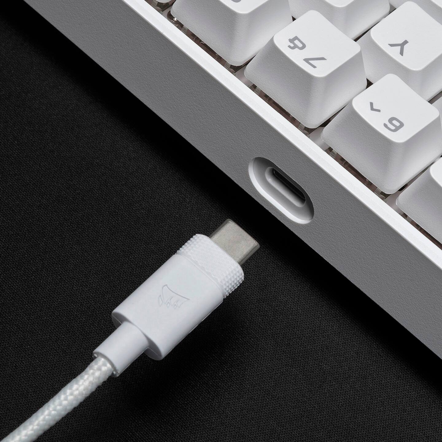 Alt View 12. CORSAIR - K65 RGB Mini Wired 60% Mechanical Cherry MX SPEED Linear Switch Gaming Keyboard with PBT Double-Shot Keycaps - Flavor Rush Bubblegum Pop.