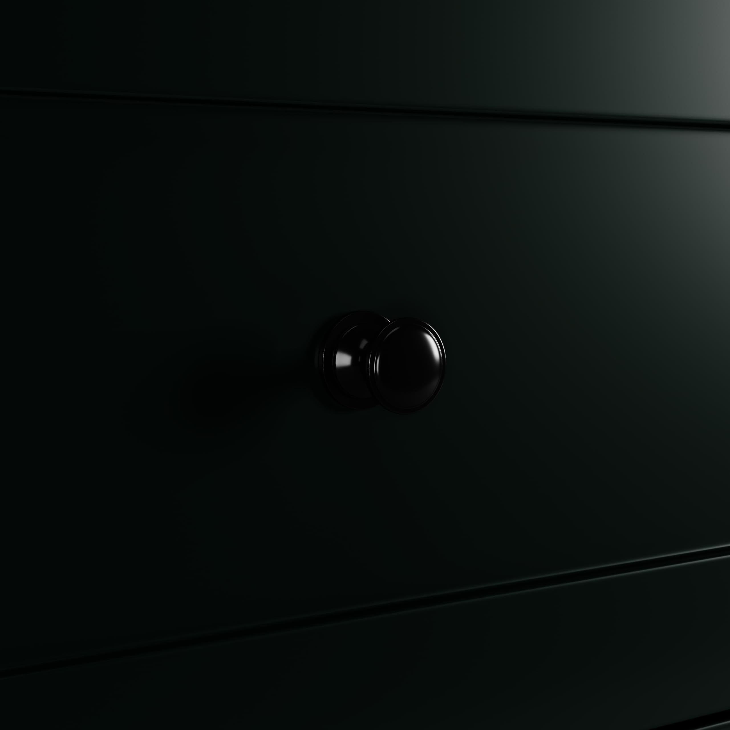 Alt View 1. Jojoka - 5 Drawer Dresser for Bedroom, Tall Dresser with Deep Drawers & Metal Knobs, Modern Wooden Chests of Drawers - Green.