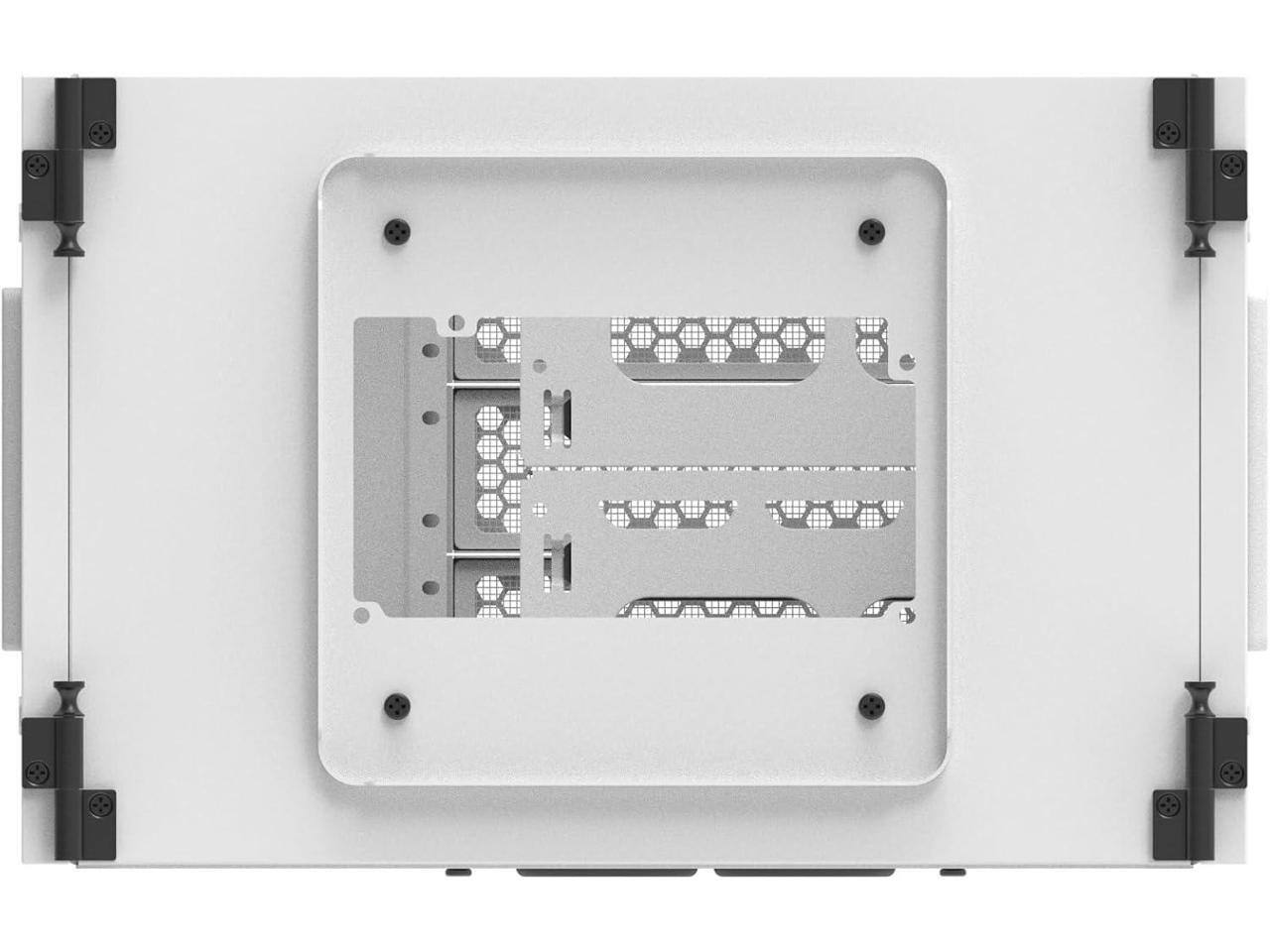 Alt View 1. Thermaltake - Thermaltake AX100 Snow Pedestal; 560mm Radiator; x8 120/140mm Fans; 8X 3.5/2.5" Drives; CA-11C-00D6NN-00 - Black.