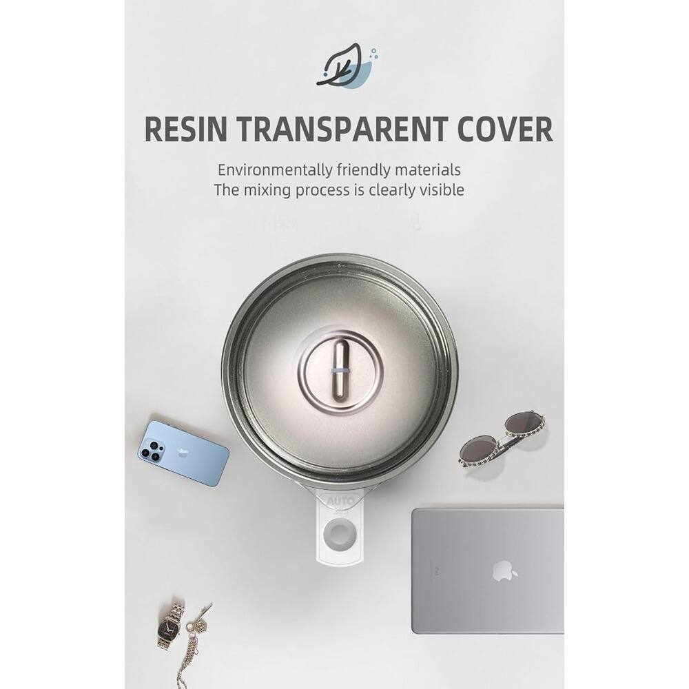 RESIN TRANSPARENT COVER  
Environmentally friendly materials  
The mixing process is clearly visible