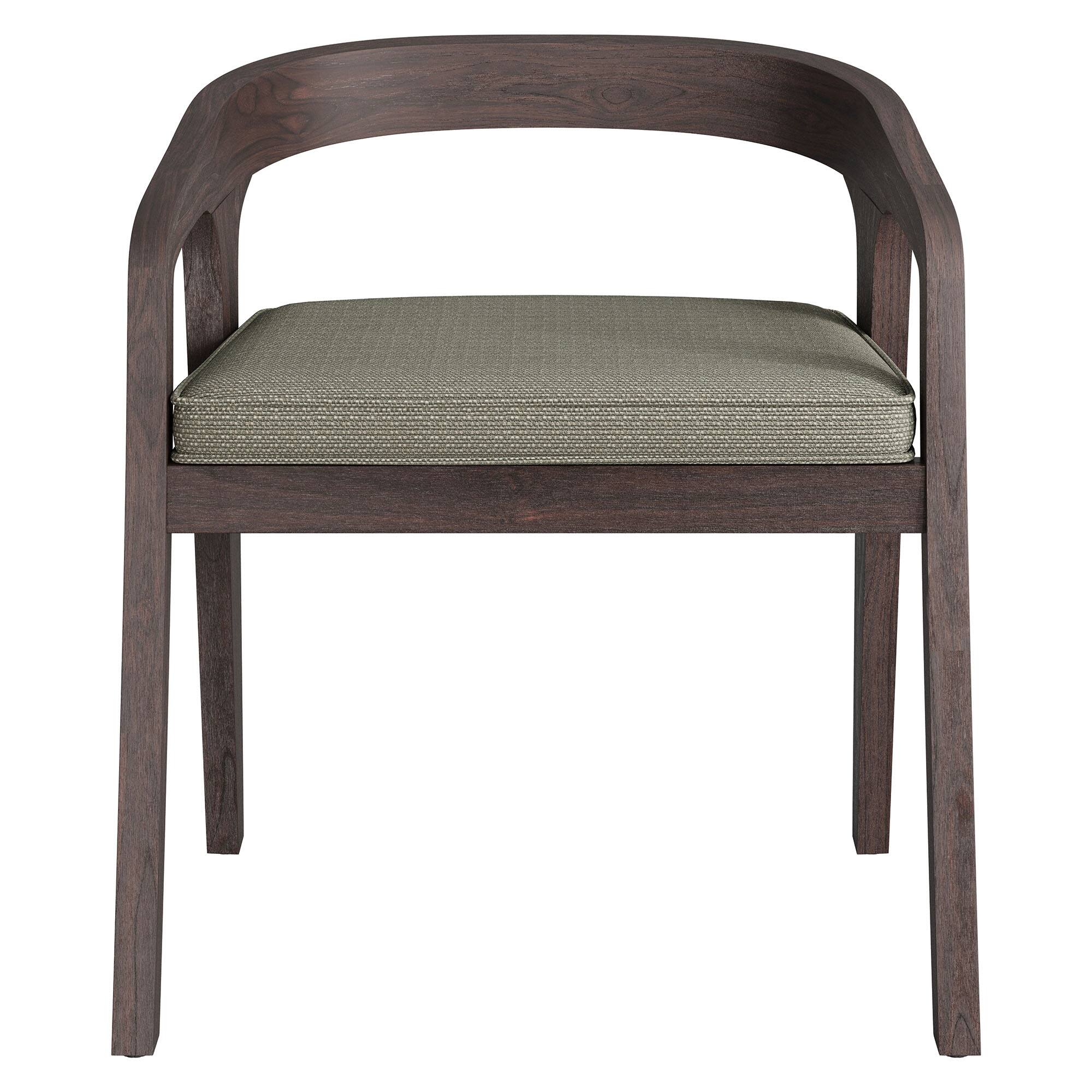 Alt View 4. Modway - Kona Outdoor Teak Wood Barrel Dining Chair by Modway - Ash.