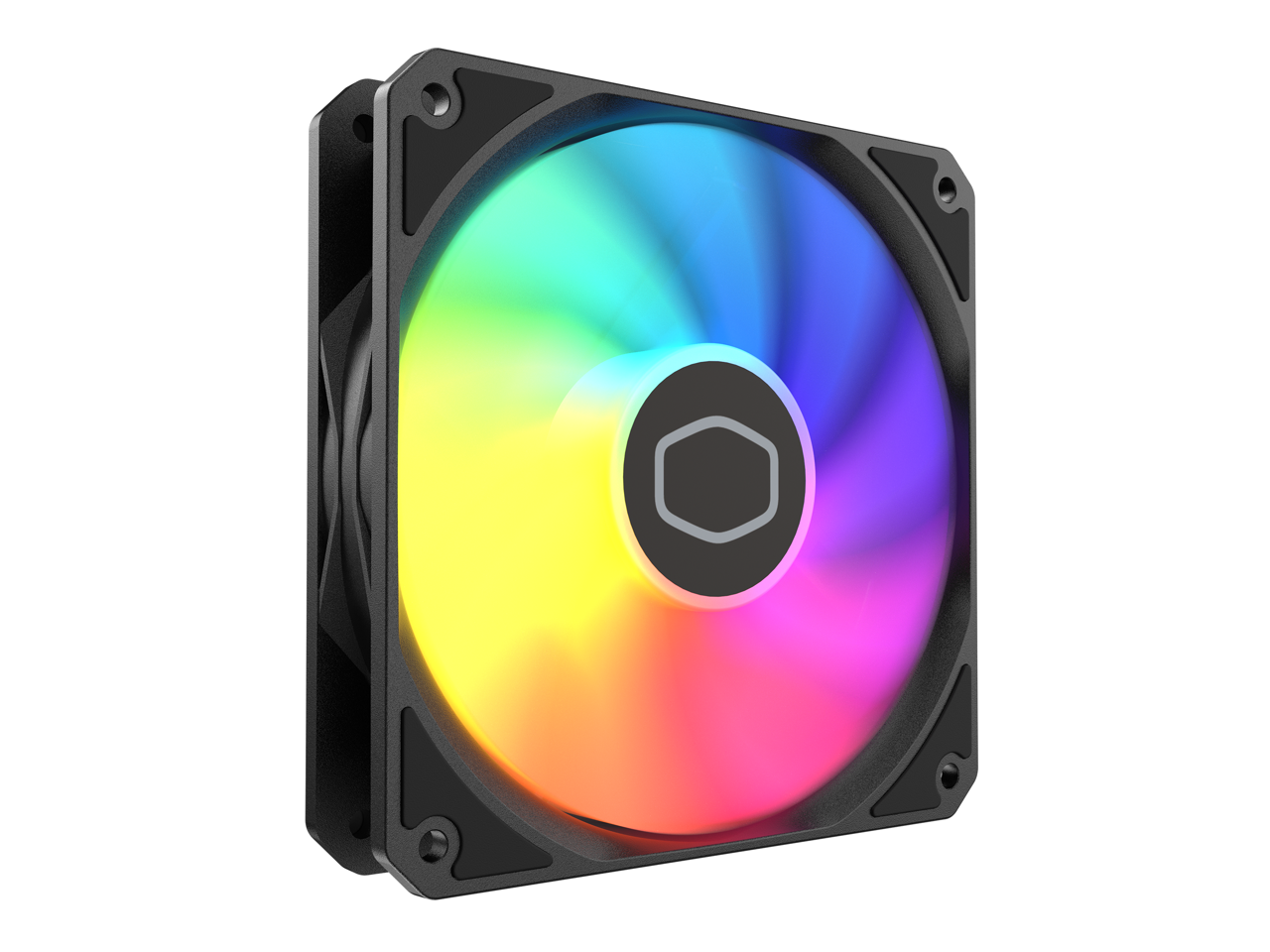 Alt View 1. Cooler Master - Cooler Master MF120 Lite | Liquid & Air Cooler, 120mm aRGB, PWM, PBT Frame - RGB.