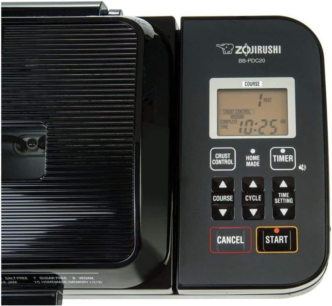 Zojirushi BB PDC20BA Home Bakery Virtuoso Plus Breadmaker Silver