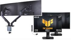 ASUS 27" GAMING
FHD 1920x1080
TUF GAMING
3000:1 Contrast Ratio
240 Hz Refresh Rate