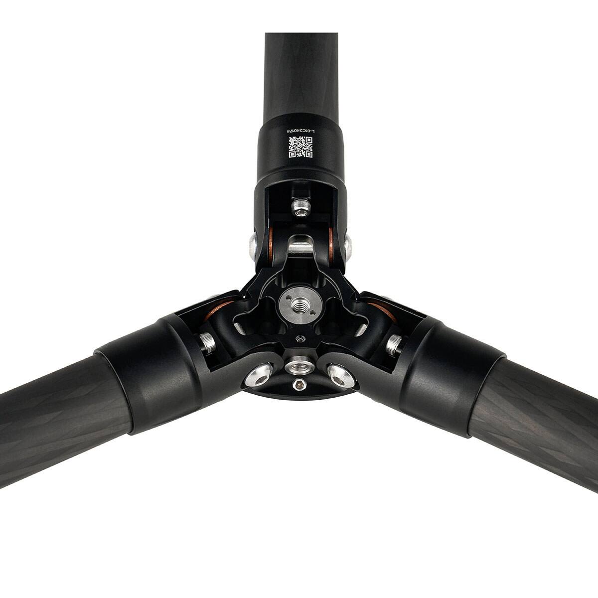 Alt View 5. Leofoto - Leofoto LS-284CEX X Ranger 4-Section Carbon Fiber Tripod with Leveling Head.