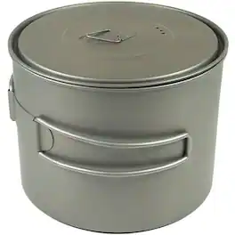 Titanium 1300ml Outdoor Camping Cook Pot POT-1300