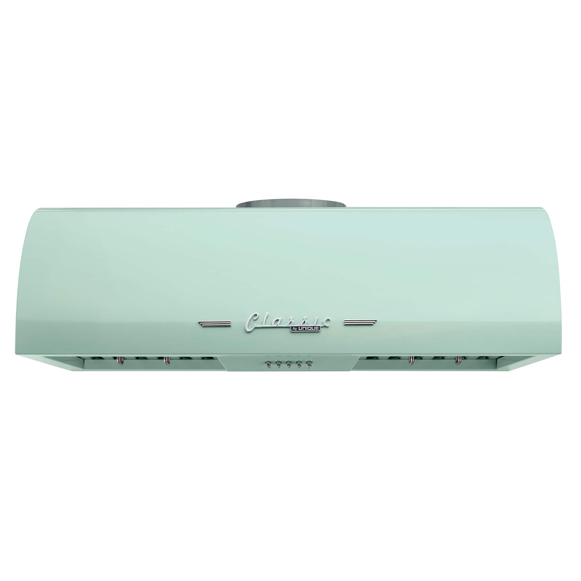 Unique Appliances - 24 inches - Externally Vented - Under cabinet Range Hood - Summer Mint Green