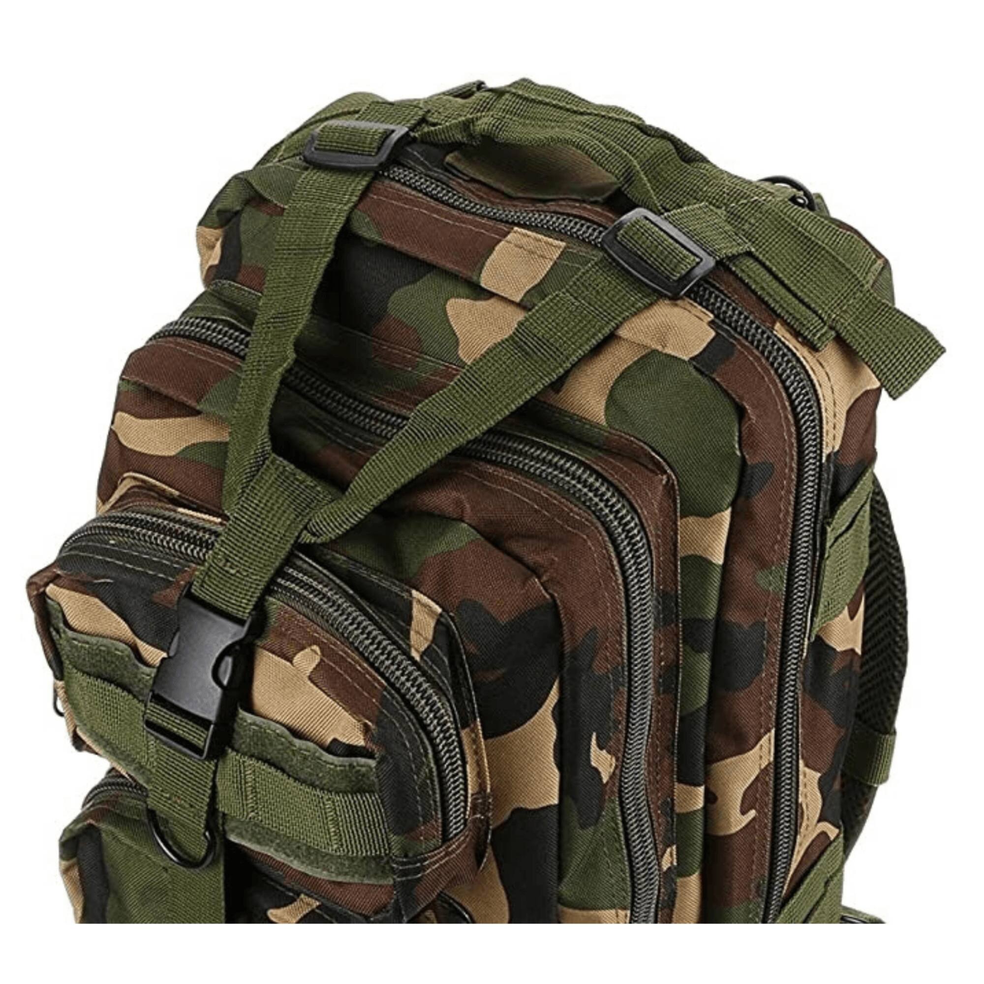 Alt View 4. XGear Tactical - Small 30L Tactical Backpack Survival Bag - Jungle Camo.
