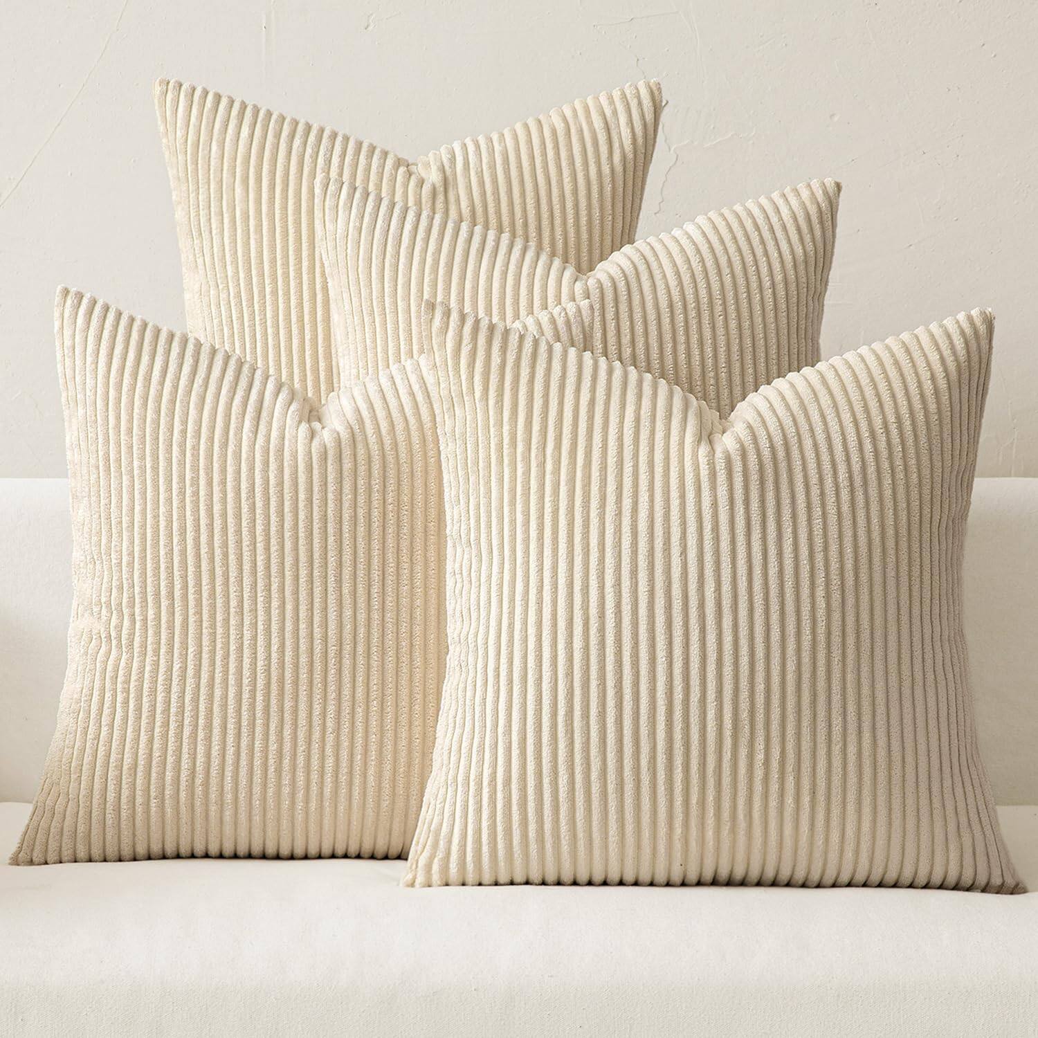 Beige 18" x 18" (Pack of 4)
