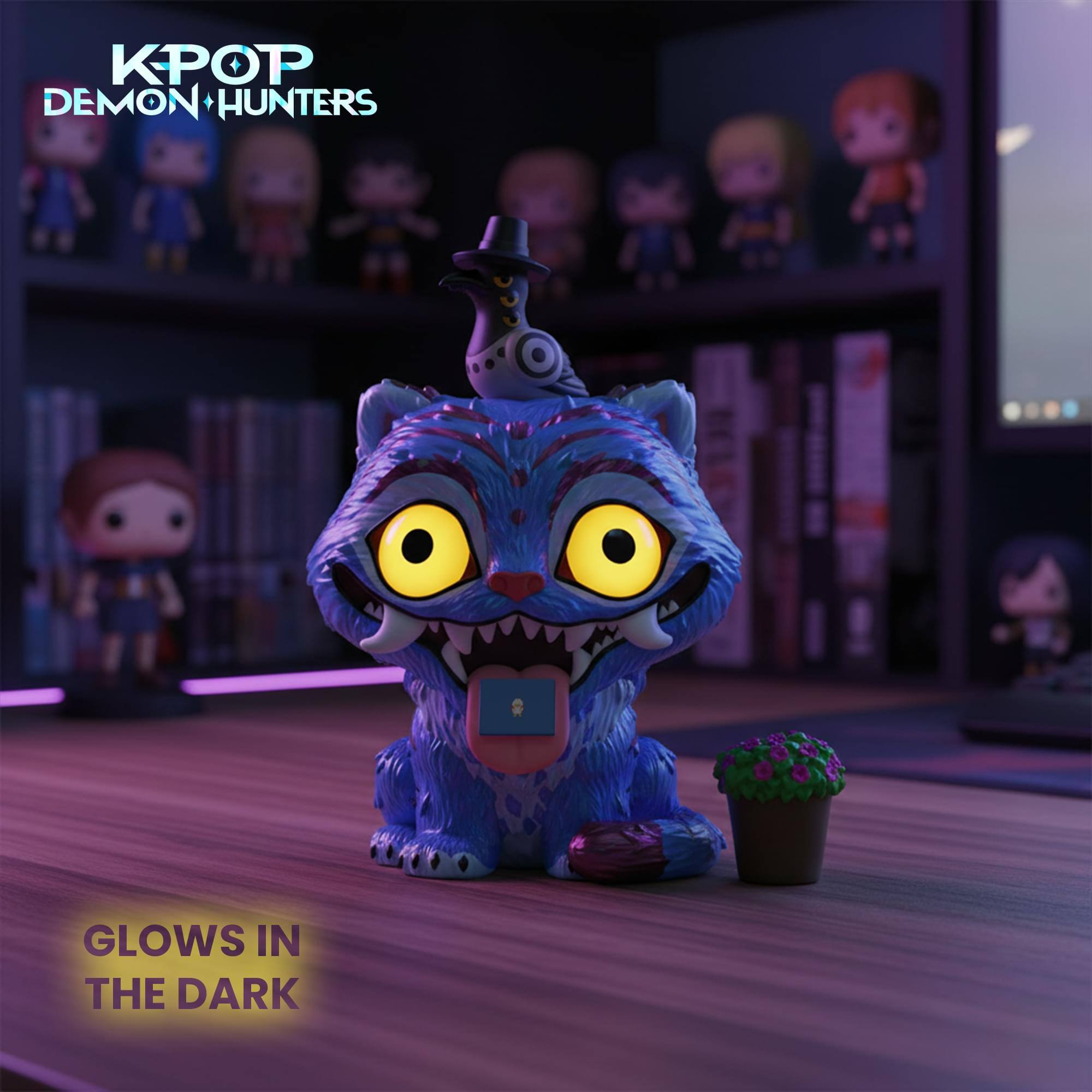 KPOP DEMON HUNTERS  
GLOWS IN THE DARK