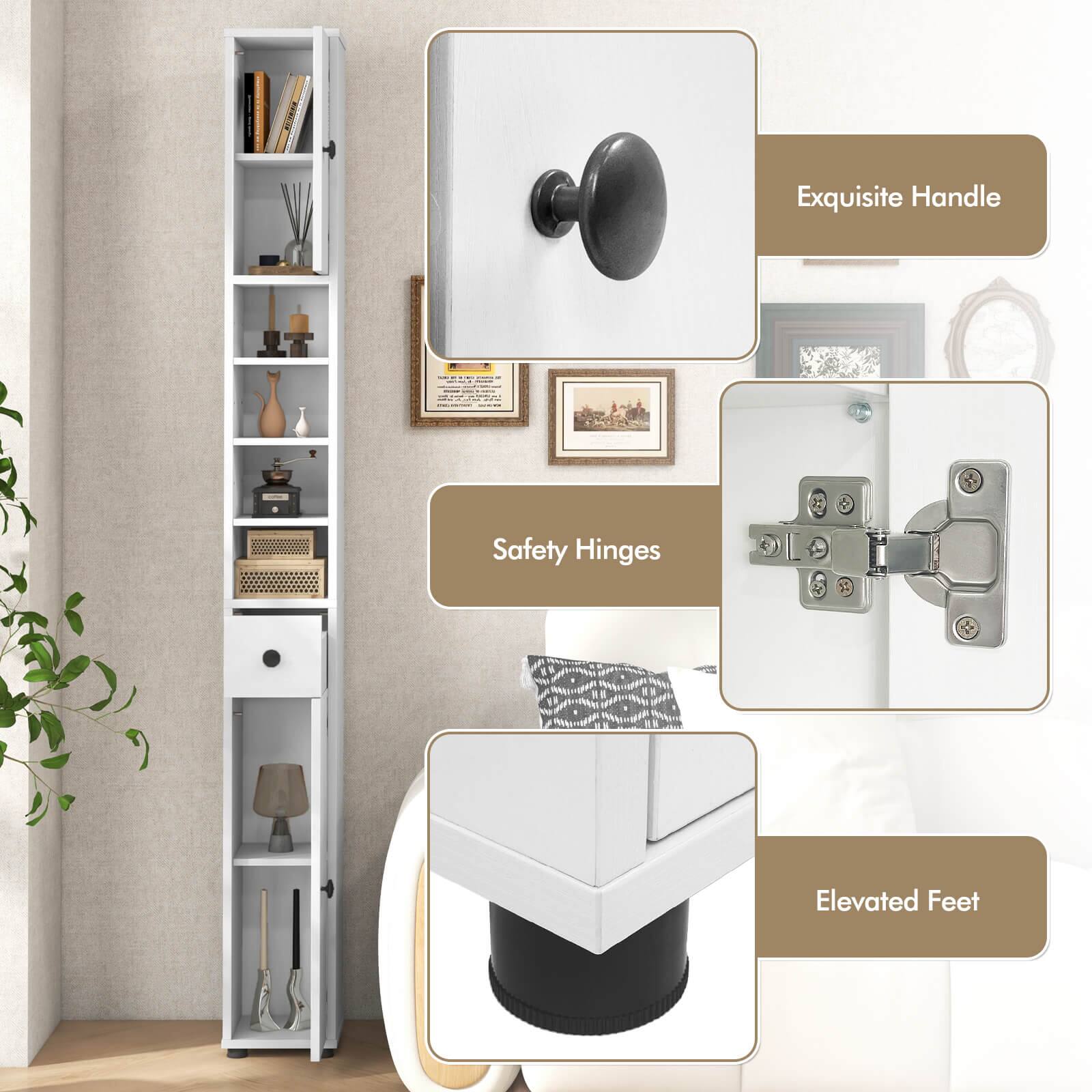 Exquisite Handle  
Safety Hinges  
Elevated Feet