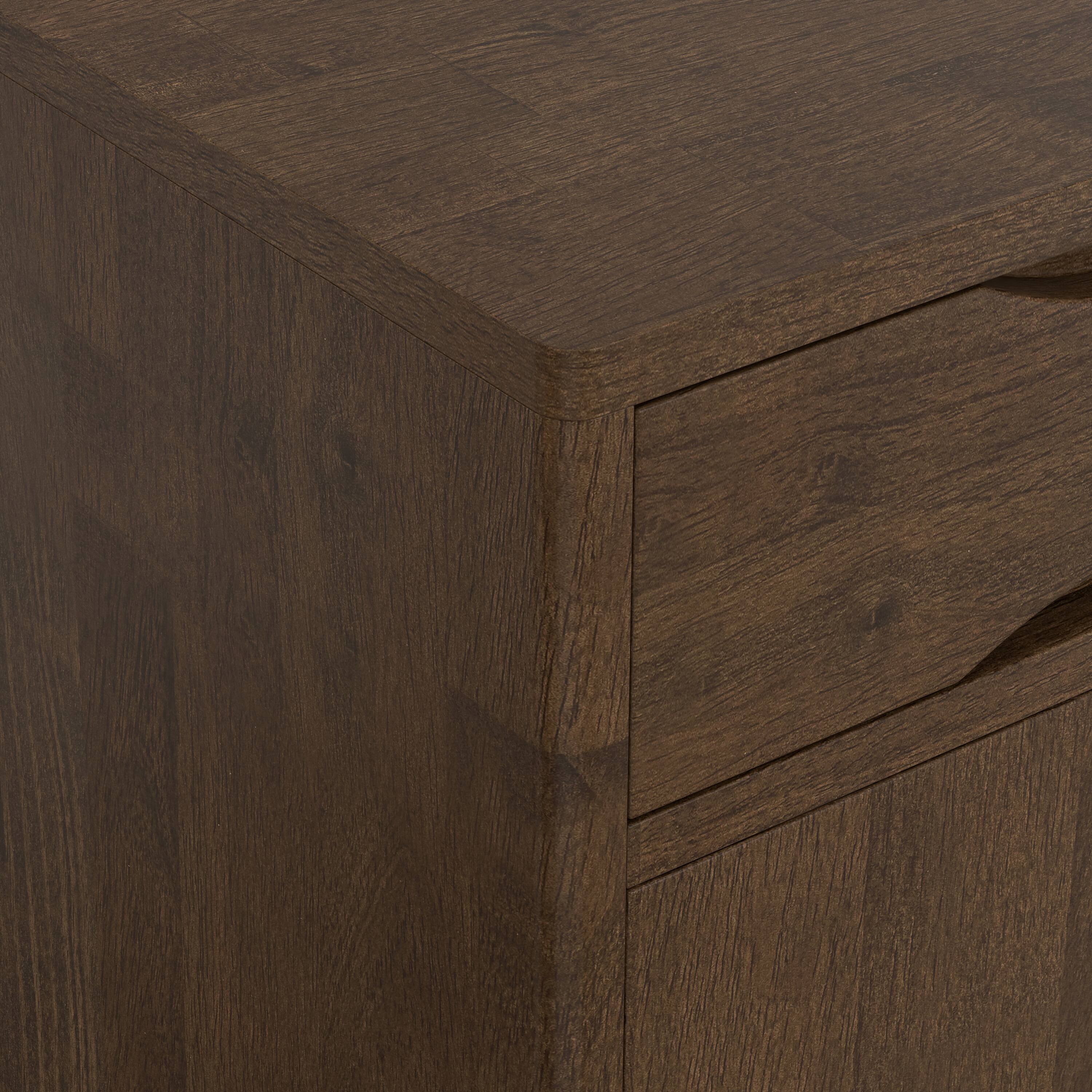 Alt View 4. Simpli Home - Simpli Home Harper SOLID HARDWOOD 40 inch Wide Mid Century Modern Entryway Storage Cabinet in Walnut Brown - Walnut Brown.