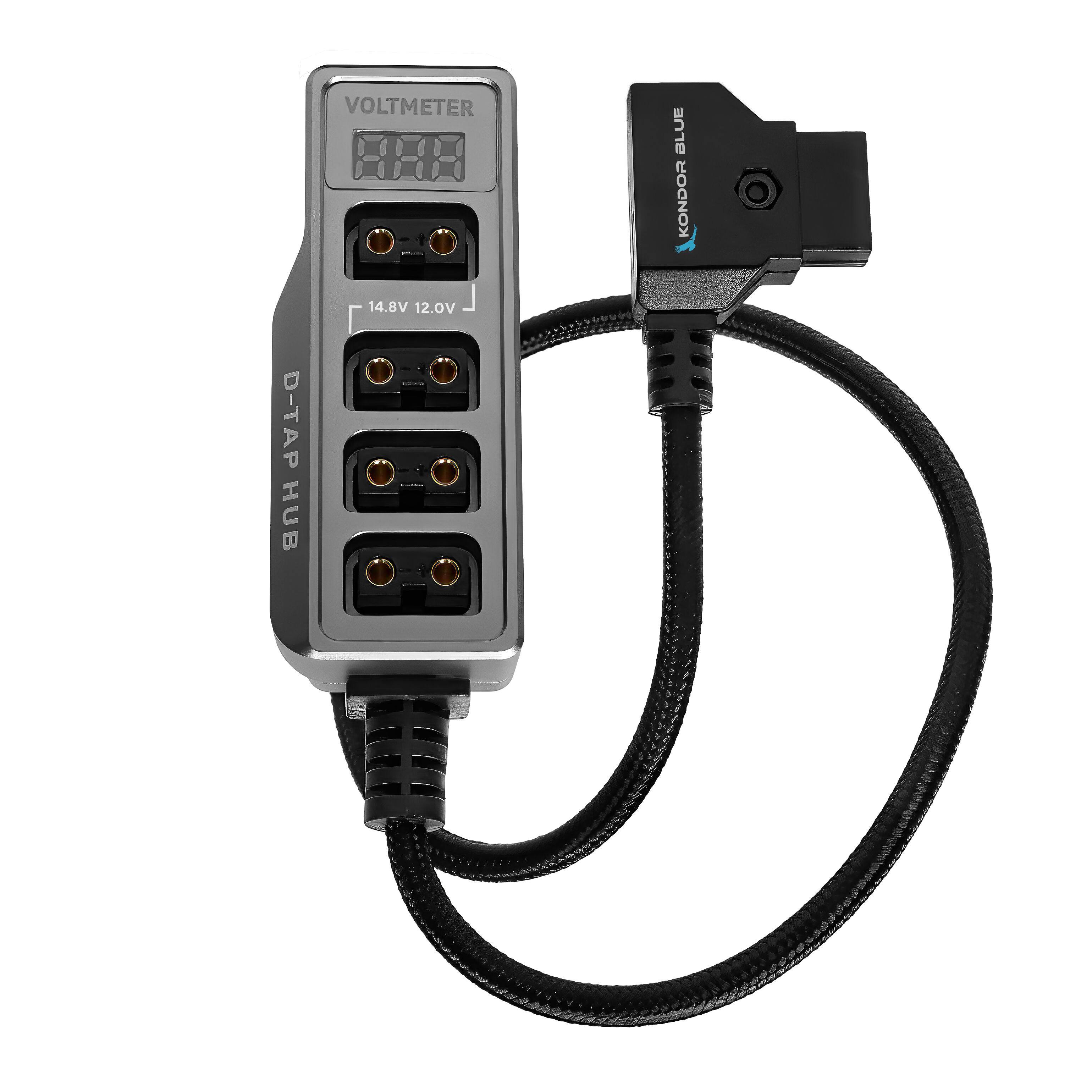 VOLTMETER  
14.8V 12.0V  
D-TAP HUB  

KONDOR BLUE
