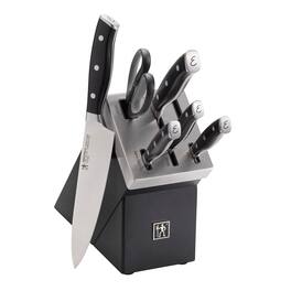 Henckels - Nola 7-pc Self-Sharpening Knife Block Set - Stainless Steel