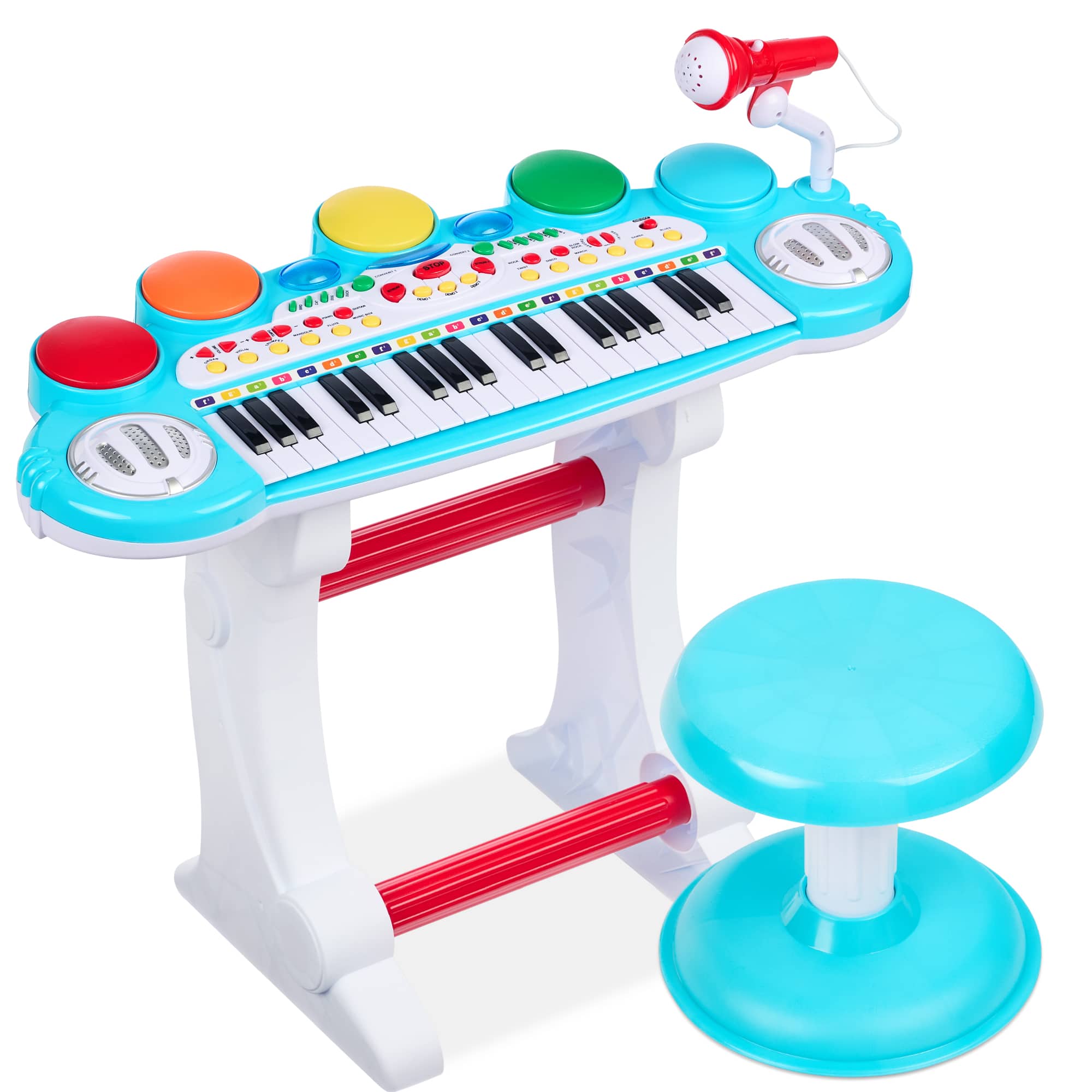 Best Choice Products 37 Key Kids Electronic Piano Keyboard w