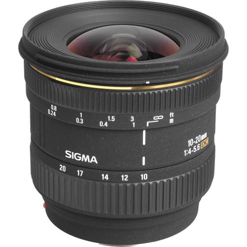 Sigma - 10-20mm f/4-5.6 EX DC HSM Lens Sony Alpha DSLR A700, A350, A300, A200, A100 SLR Digital Camera - Black