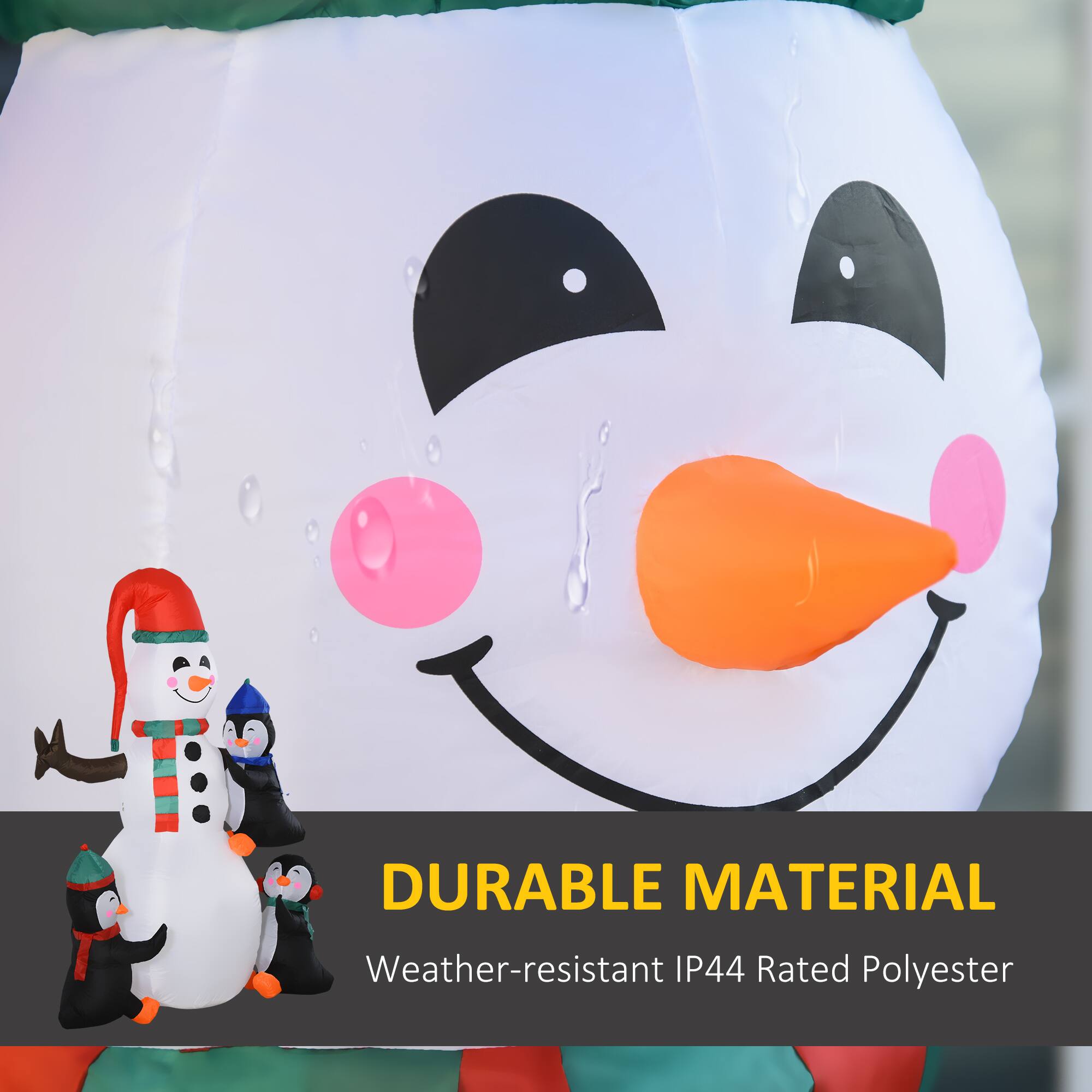 DURABLE MATERIAL: Weather-resistant IP44 Rated Polyester