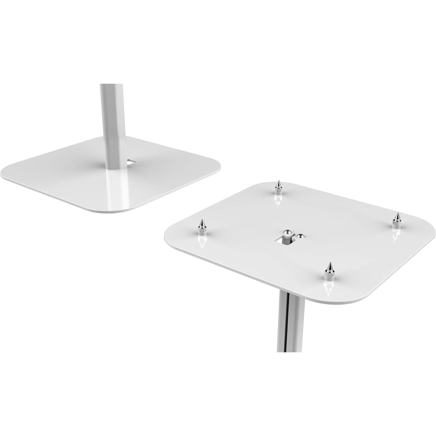 Left. Flexson - FLEXSON Essentials Adjustable Floor Stands for Sonos Era 100 (White, Pair) - "NA".