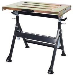 Boyel Living - 30x20-Inch Steel Adjustable Height Mobile Welding Workbench 400 LBS
