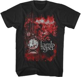 PopMarket - Lamb of God - Lamb of God - Red Album Cover T-Shirt - Medium Black TS4412LAMA2 - APPAREL - Multicolor