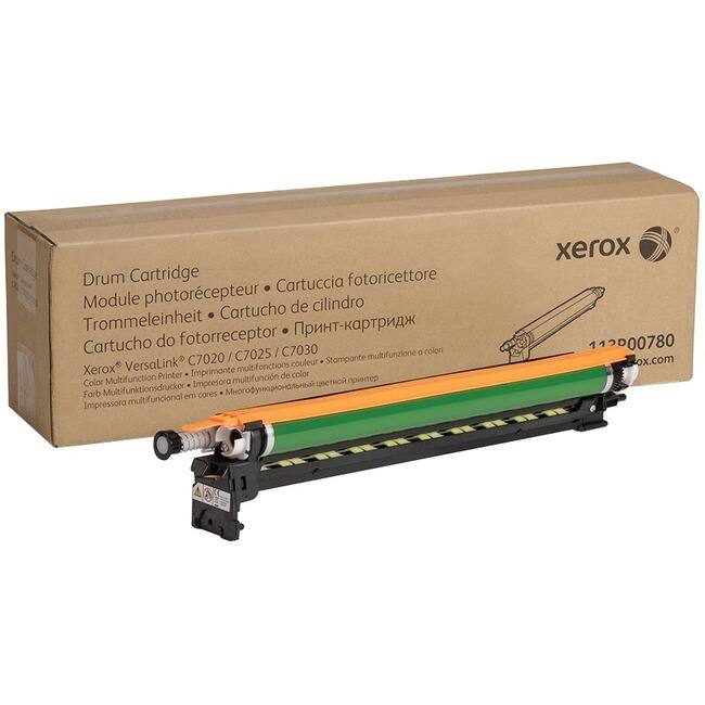 Drum Cartridge  
Module photorécepteur • Cartuccia fotoricettore  
Trommleinheit • Cartucho de cilindro  
Cartucho de fotoreceptor • Печат-картридж  

Xerox® VersaLink® C7020 / C7025 / C7030  
Color Multifunction Printer • Imprimante multifonctions couleur • Farb-Multifunktionsdrucker em cores • Impresora multifuncional de color  

113D00780
