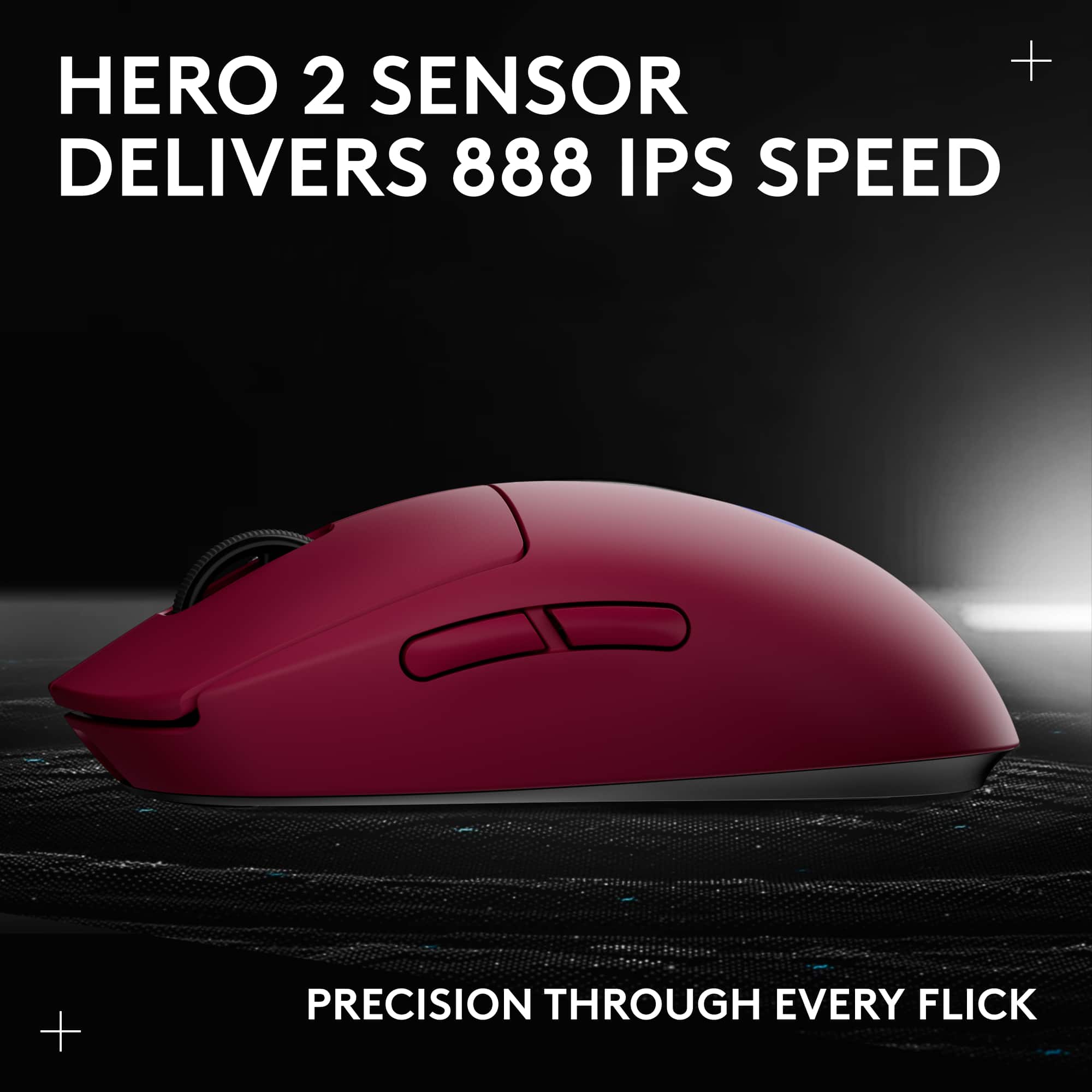 HERO 2 SENSOR DELIVERS 888 IPS SPEED
PRECISION THROUGH EVERY FLICK