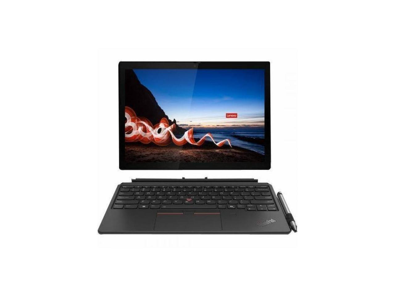 Alt View 4. Lenovo - Lenovo ThinkPad X12 Detachable Gen 2 12.3" Touch - Intel Core Ultra 5 - 16 GB - 512 GB SSD - Windows 11 Pro - Black.