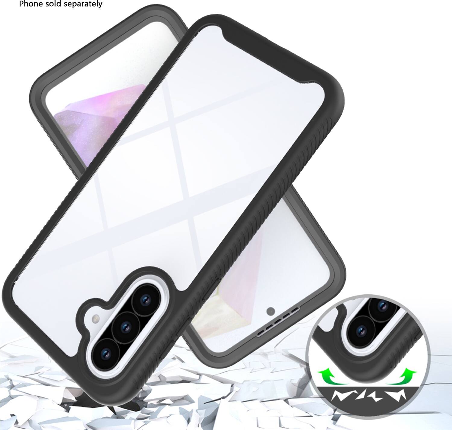 Phone sold separately.