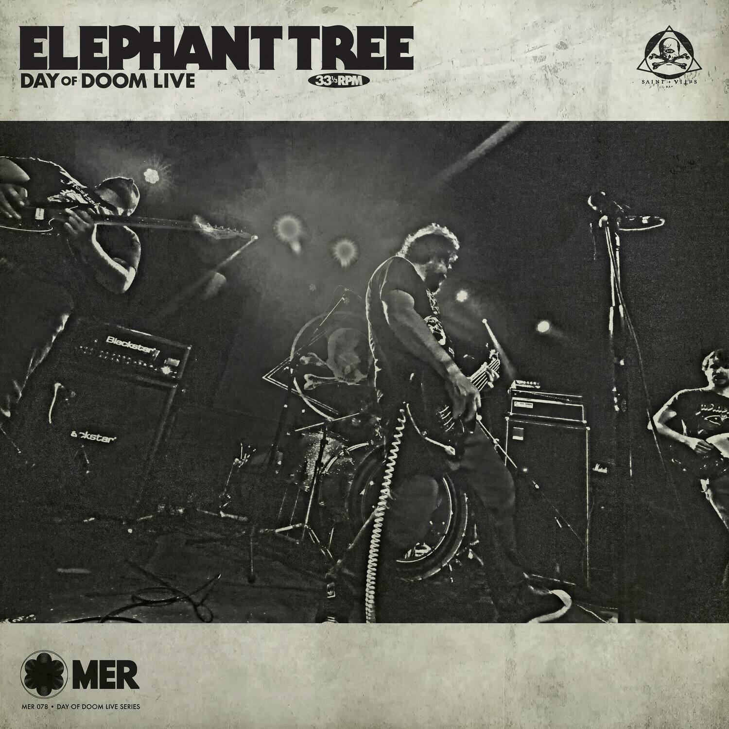 ELEPHANT TREE  
DAY OF DOOM LIVE  
33-RPM  

SAINT VIEWS  

MER  
MER 078 - DAY OF DOOM LIVE SERIES