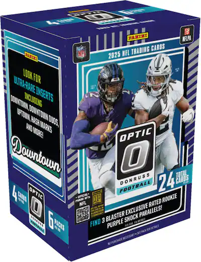 Panini 2025 Donruss Optic Football Blaster Box SP-DR25FBOB - Best Buy Panini 2025 Donruss Optic Football Blaster Box SP-DR25FBOB - Best Buy