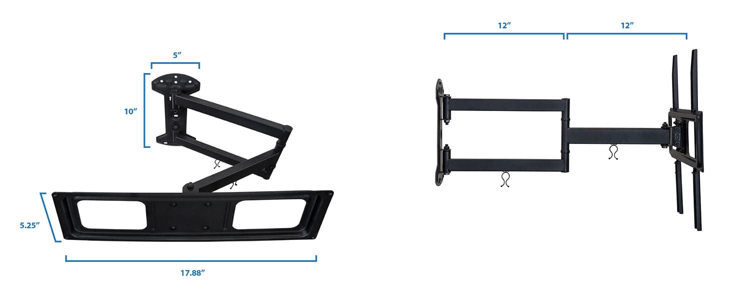 12" 12" 5" 10" 5.25" 17.88"