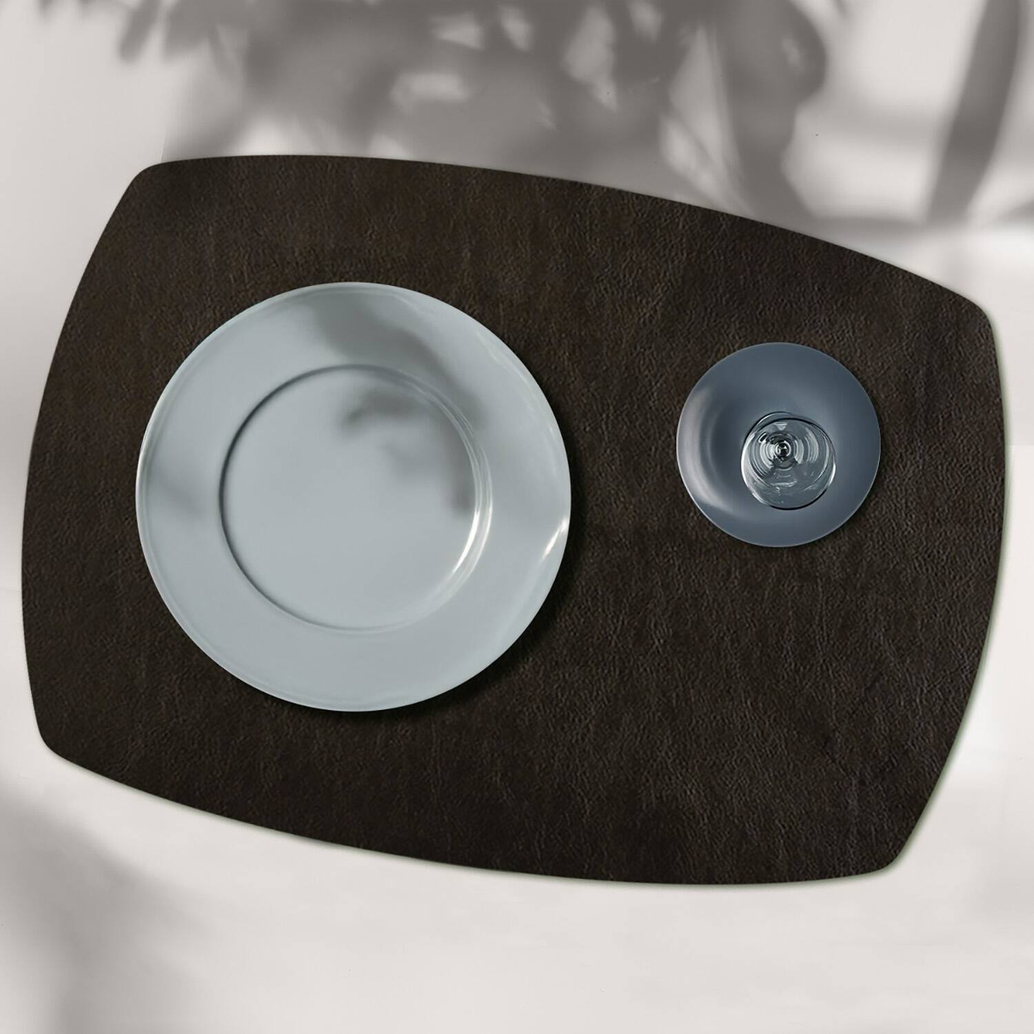 Alt View 2. Frieling - Davanti by  Mattola Placemats Set of 6, Rectangle Plus - Black.