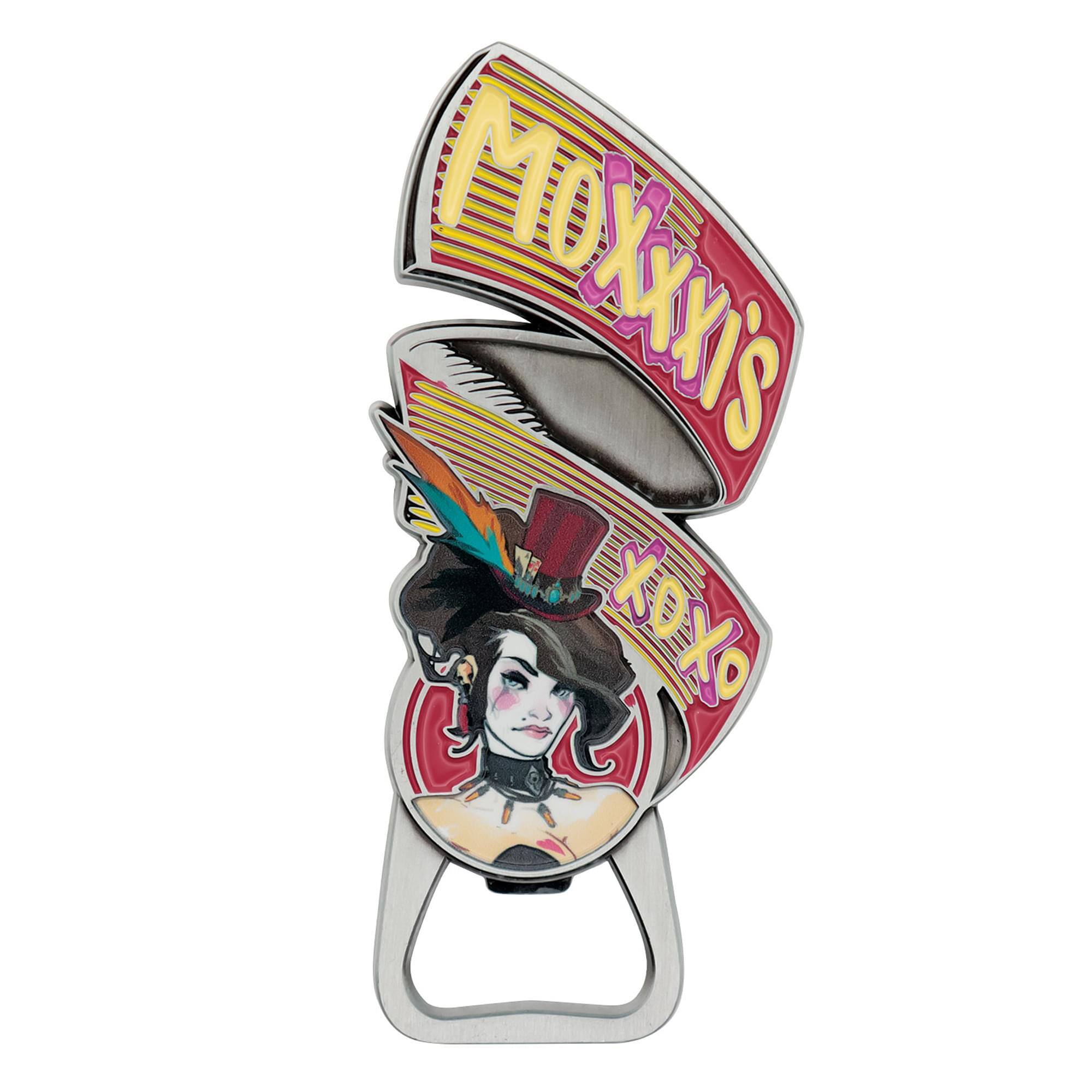 Front. Fanattik - Borderlands Mad Moxxi Magnetic Enamel Metal Bottle Opener - Multi-Colored.