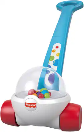 Front. Fisher Price - Fisher Price - Corn Popper Push Toy - COLLECTIBLES - Multicolor.