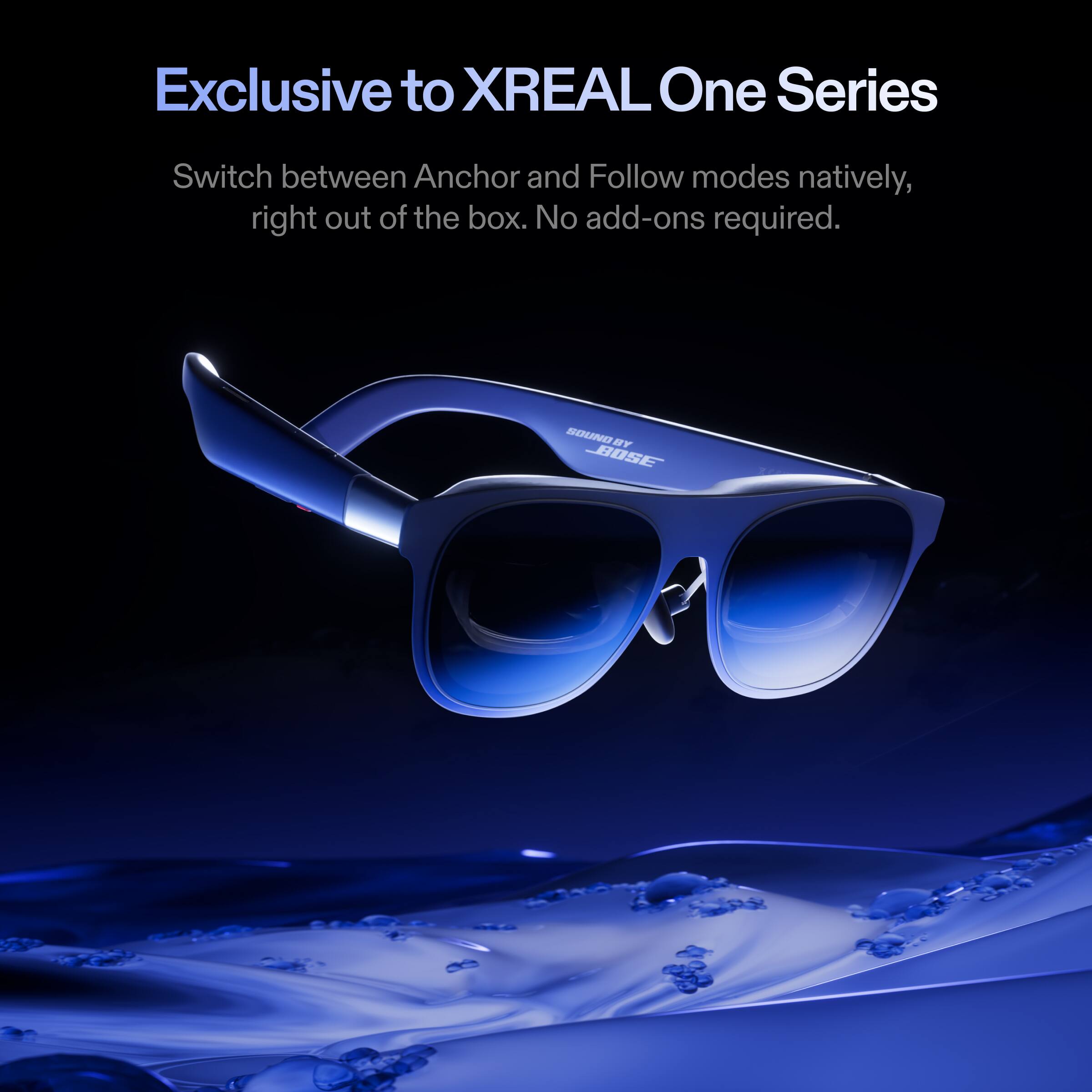 Exclusive to XREAL One Series

Switch between Anchor and Follow modes natively, right out of the box. No add-ons required.