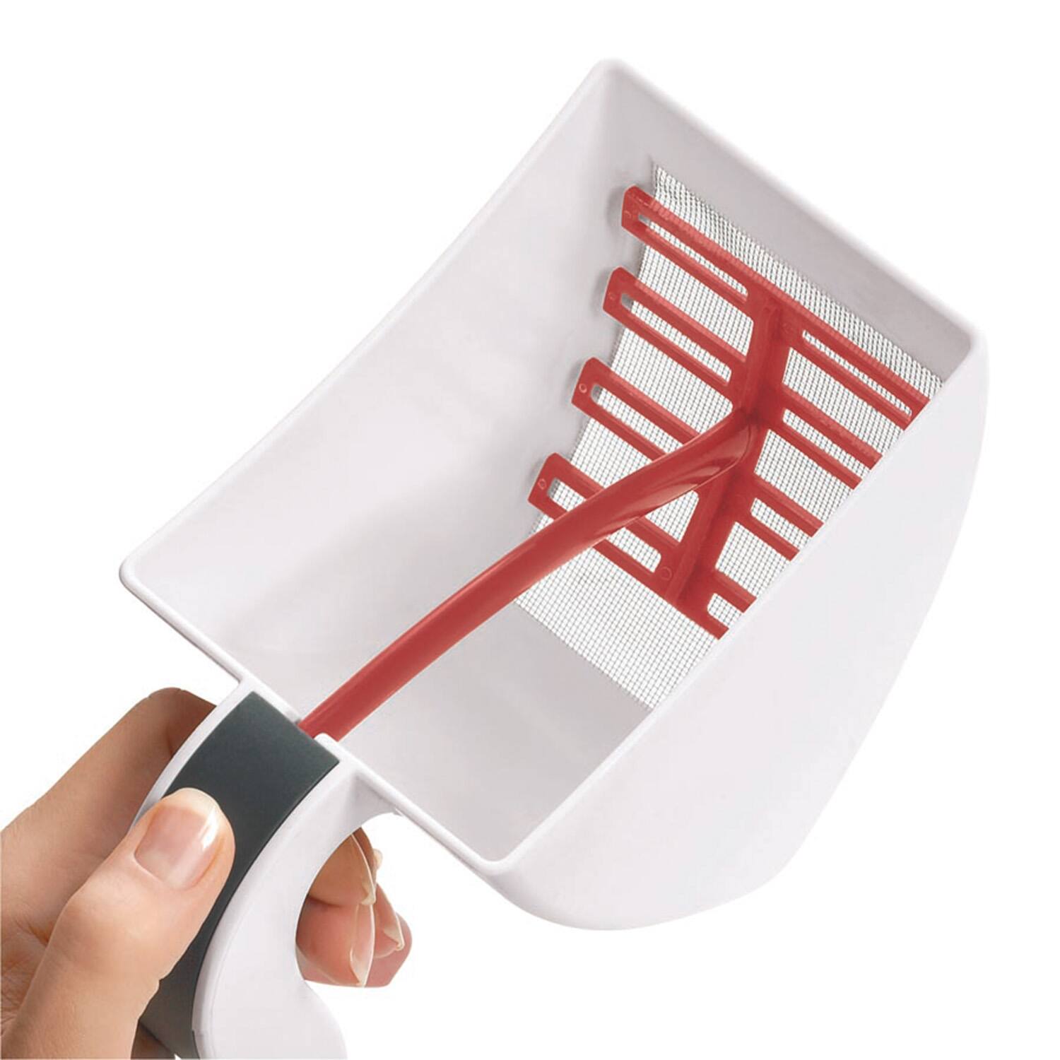 Alt View 1. Cuisipro - Scoop And Sift One Handed Flour Sugar Sifter - White.