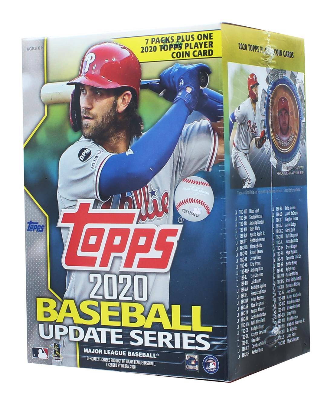 2020 Topps Baseball Update Series Value Box | 7 Packs Per Box - 14 Cards Per Pack) - Black