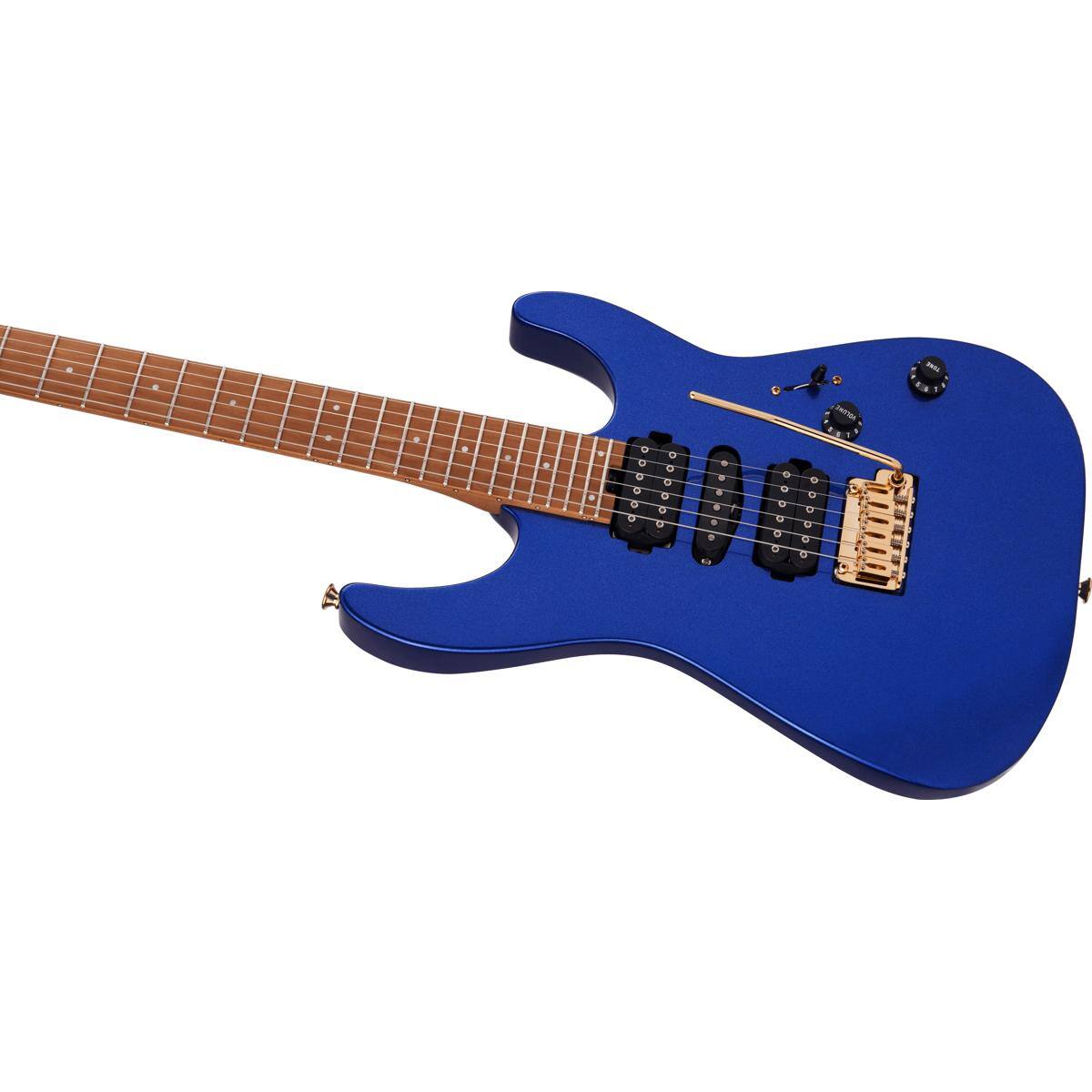 Alt View 6. Charvel - Charvel Pro-Mod DK24 HSH 2PT CM Electric Guitar, Caramelized Maple Fingerboard, Mystic Blue.