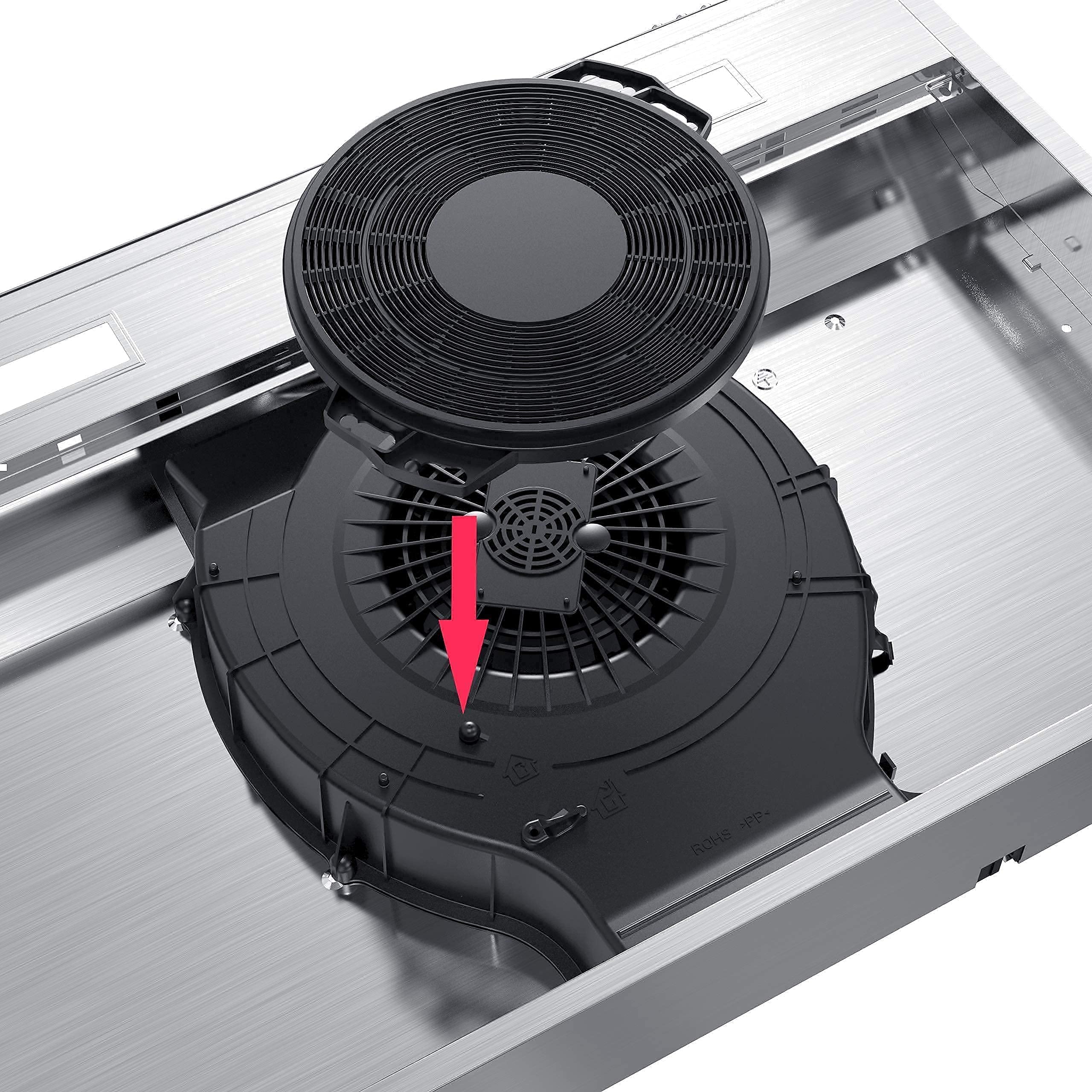 Back. Jeremy Cass - 30 in. Convertible Under Cabinet Range Hood with 3-Speed Exhaust Fan - Black.