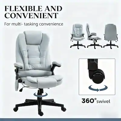 Forest'nSky Massage Desk Chair,Vibrating Massage Office Chair with Heat with Reclining Backrest Light Gray WBS-647 - Best Buy Forest'nSky Massage Desk Chair,Vibrating Massage Office Chair with Heat with Reclining Backrest Light Gray WBS-647 - Best Buy