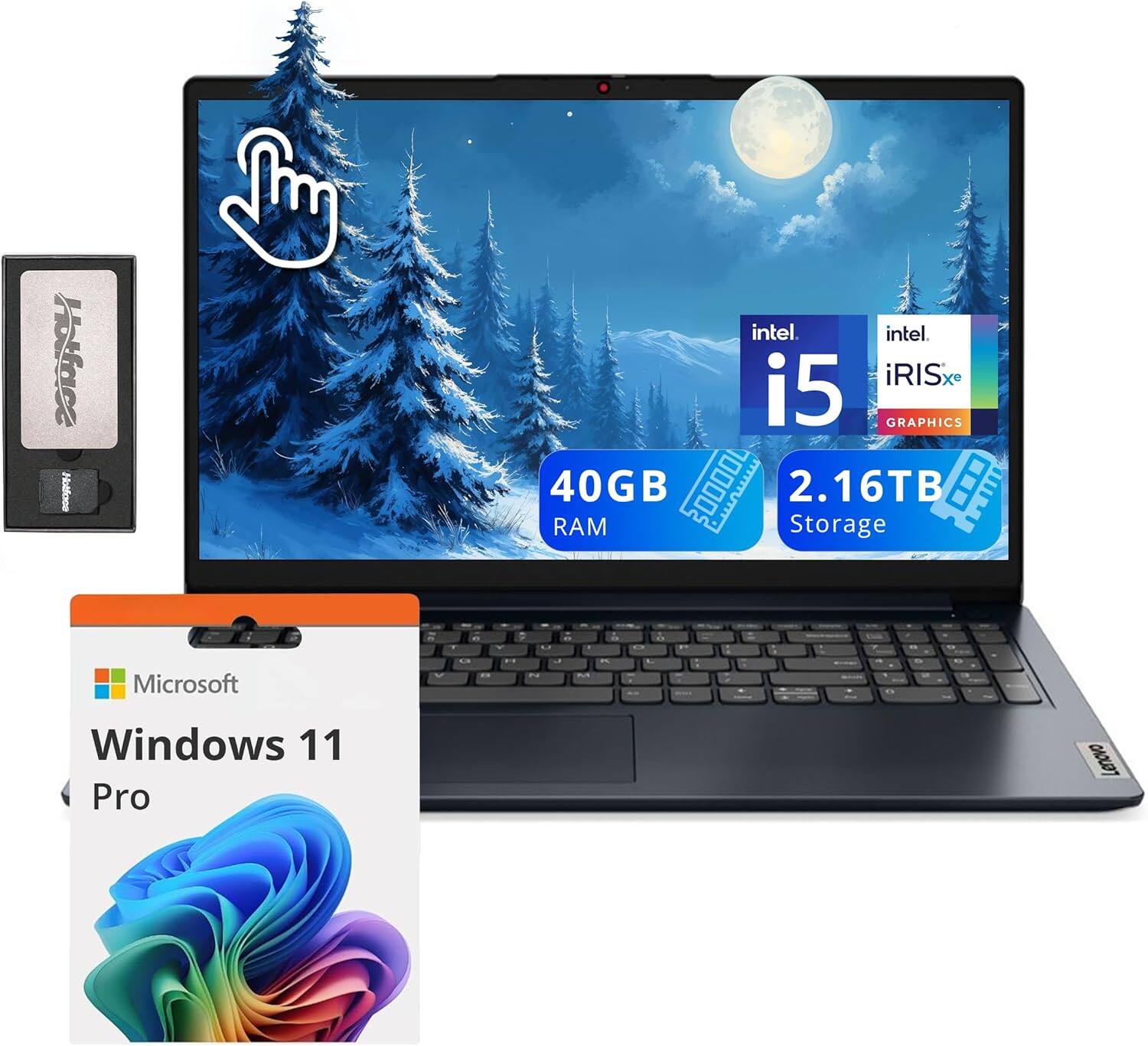 Hotface Hulfocs 40GB RAM, Intel i5 Graphics, 2.16TB Storage, Microsoft Windows 11 Pro, Lenovo