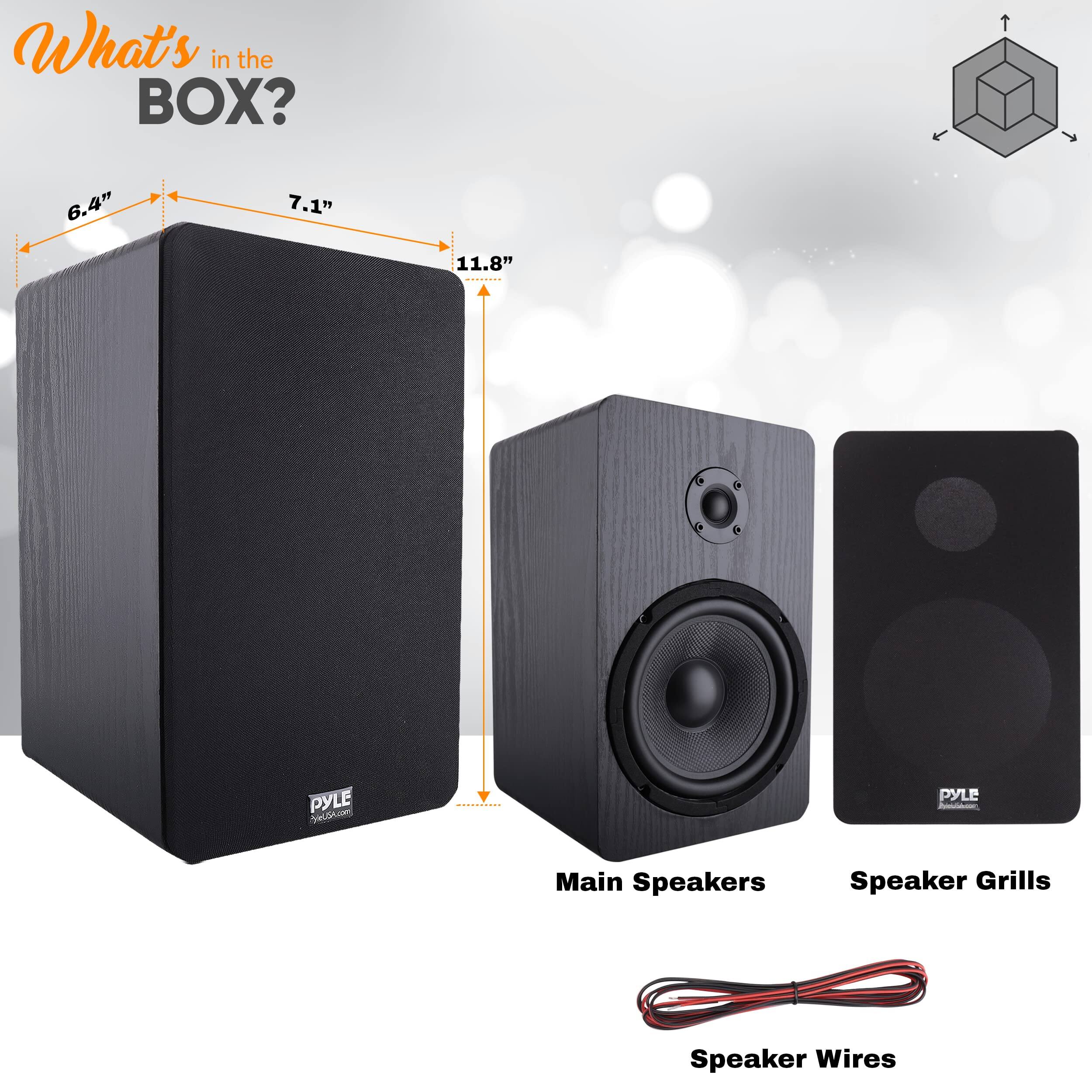 What's in the BOX?

- 6.4"
- 7.1"
- 11.8"

PYLE - Main Speakers
Speaker Grills
Speaker Wires