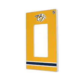 Keyscaper - Nashville Predators Single Rocker Lightswitch Plate - Multicolor
