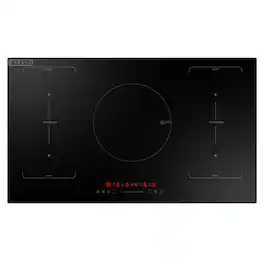 Empava - 36 in. Built-In ETL-Certified 5 Burners Induction Cooktop - Black