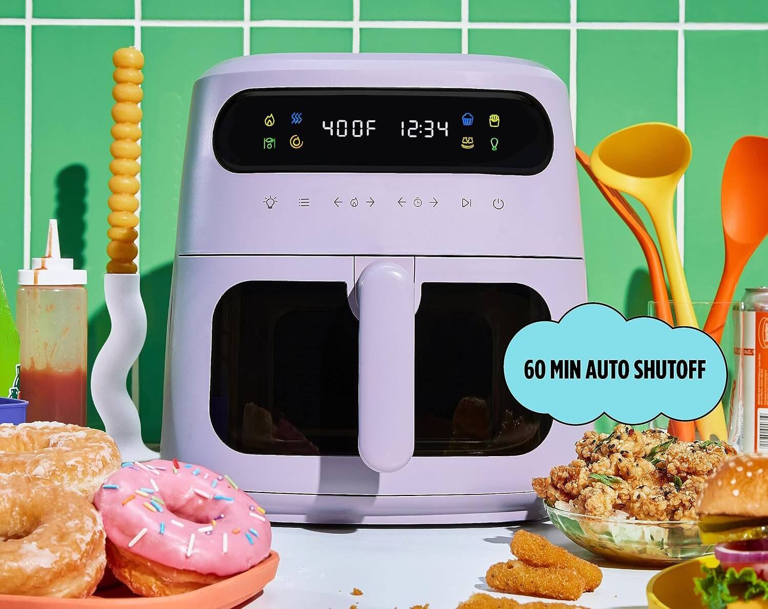 SS5 400F 12:34  III  <  DIG 60 MIN AUTO SHUTOFF